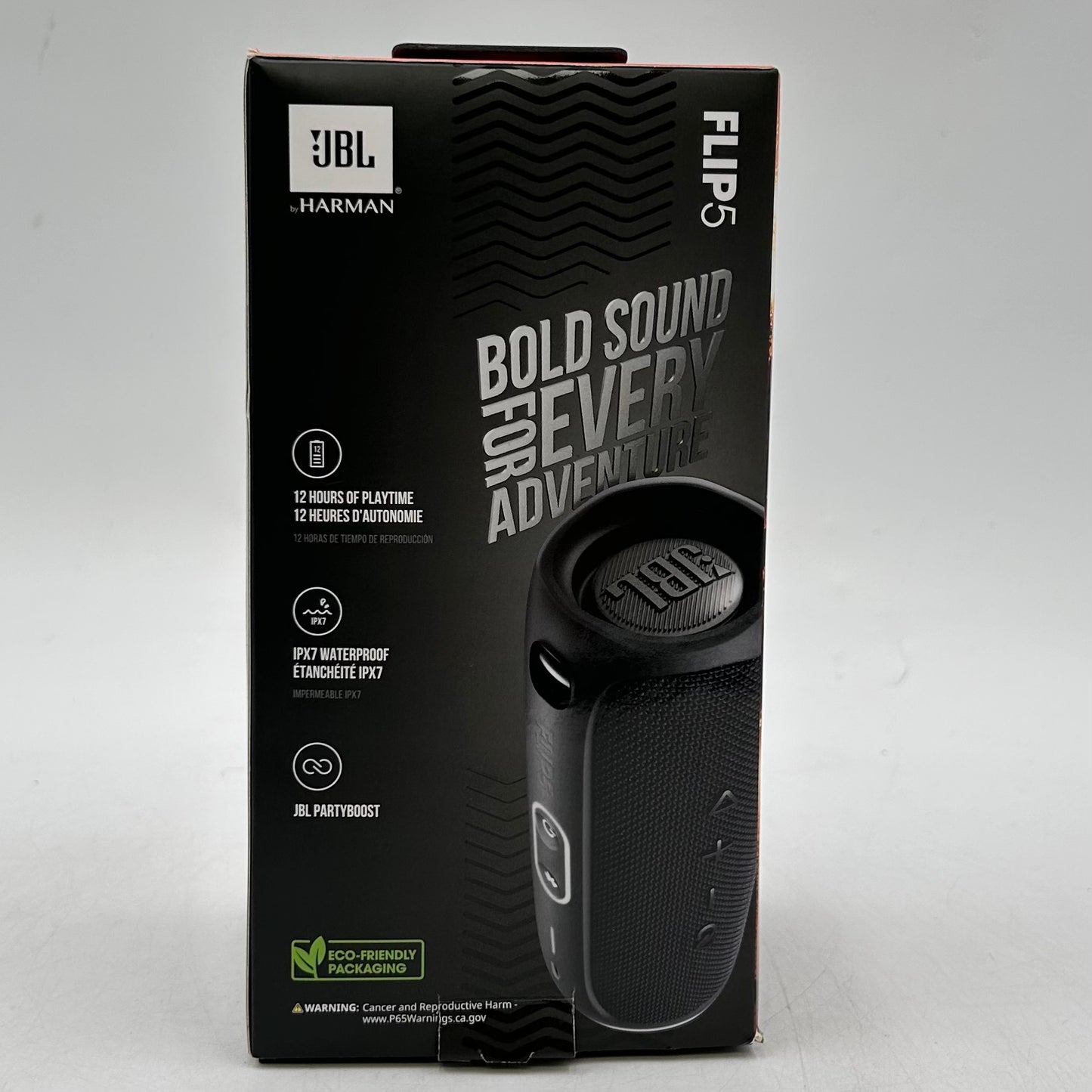 JBL Flip 5 Portable Bluetooth Party Speaker Black JBLFLIP5BLKAM