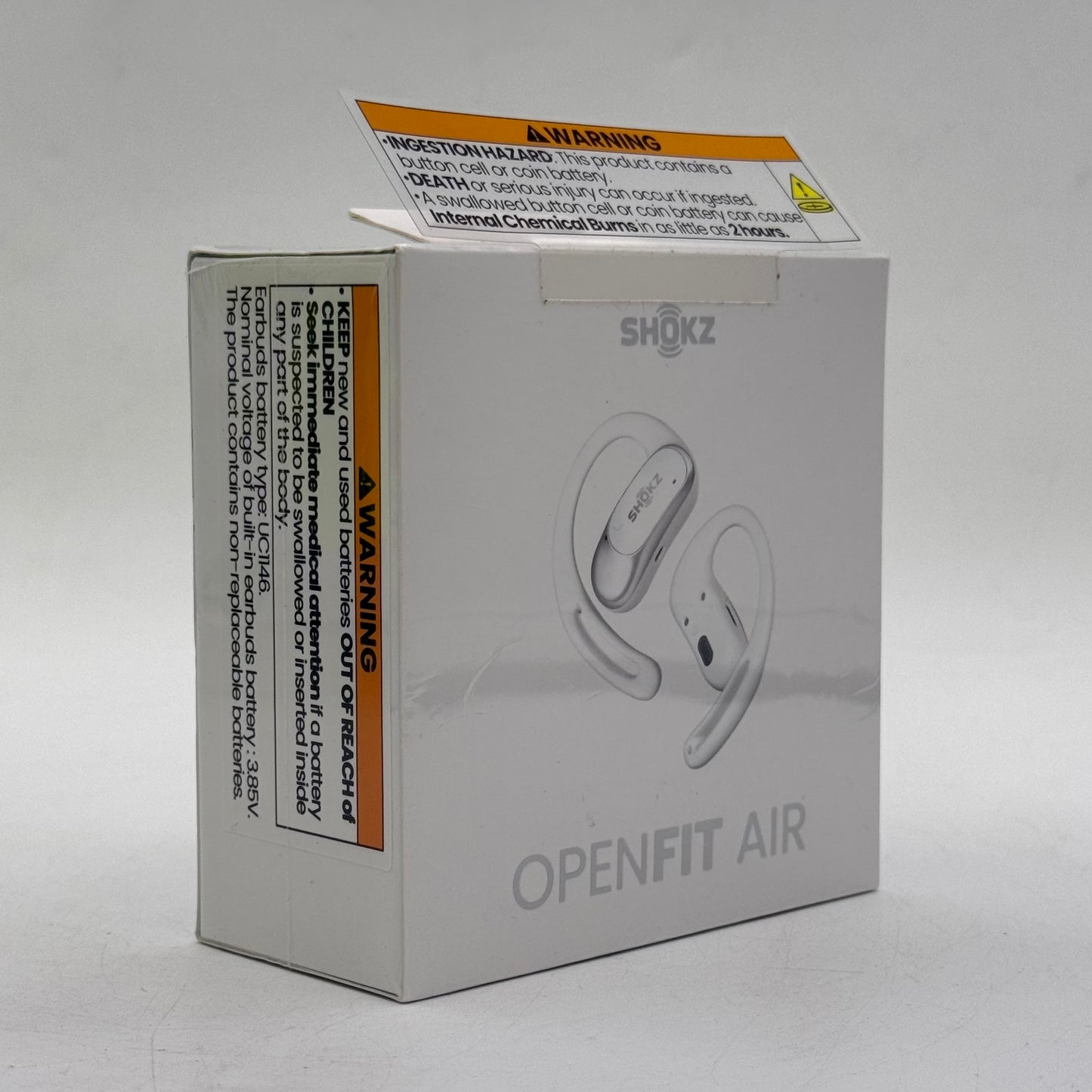 New Shokz OpenFit Air Open Ear True Wireless Earbuds White T511