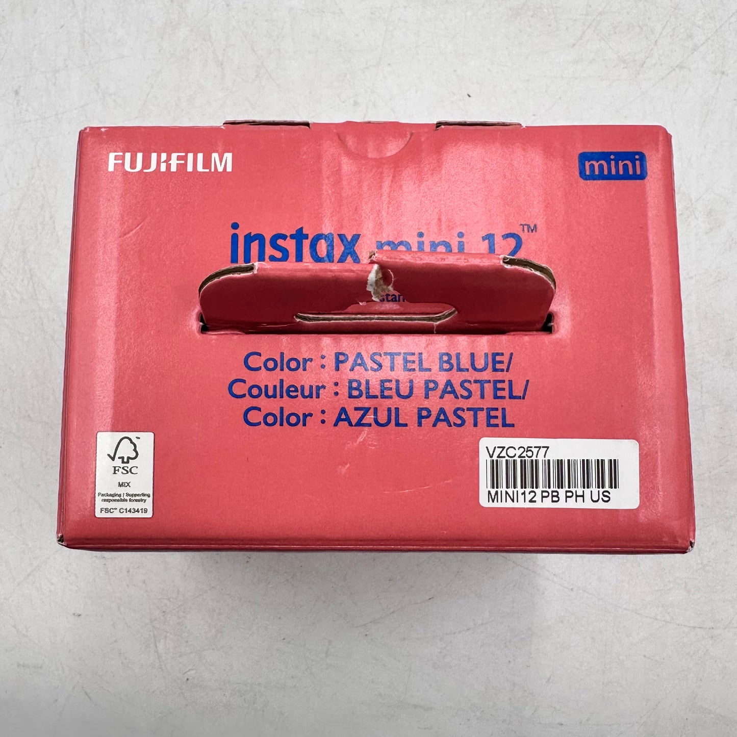 New Fujifilm Instax Mini 12 Instant Camera Pastel Blue