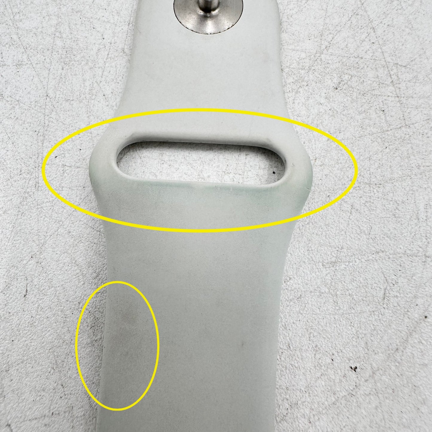 Unlocked Apple Watch SE 2nd Gen 44MM Silver Aluminum White Sport Band MNU63LL/A