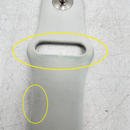 Unlocked Apple Watch SE 2nd Gen 44MM Silver Aluminum White Sport Band MNU63LL/A