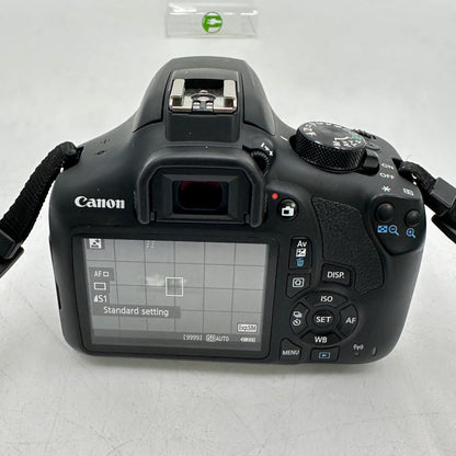 Canon EOS 1300D 18.0MP Digital SLR 3842 SCount w/ EFS 18-55mm Lens & Bag