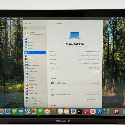 2020 Apple MacBook Pro 13.3" i5 2.0GHz 16GB RAM 512GB SSD Space Gray A2251