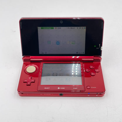 Nintendo 3DS Handheld Game Console Only CTR-001 Red