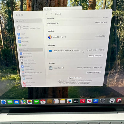 2021 Apple MacBook Pro 14" M1 Pro 14C GPU 3.2GHz 16GB RAM 512GB SSD A2442