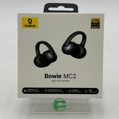 New Baseus Bowie MC2 Open Ear True Wireless Earbuds Black A0102F