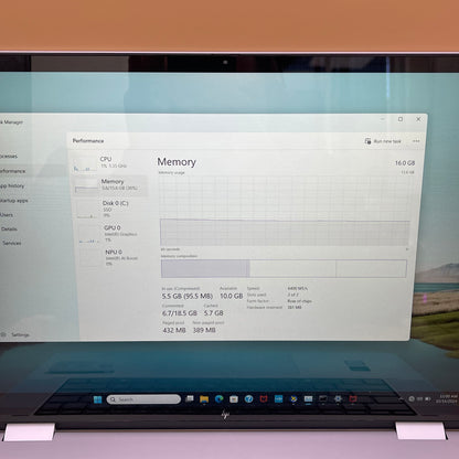 HP ENVY x360 2-in-1 9S1R5UA 16" Core Ultra 5 125U 3.6GHz 16GB RAM 512GB SSD