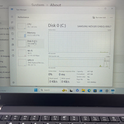 Lenovo ThinkPad T14s Gen 1 14" Ryzen 5 Pro 4650U 2.1GHz 8GB RAM 512GB SSD