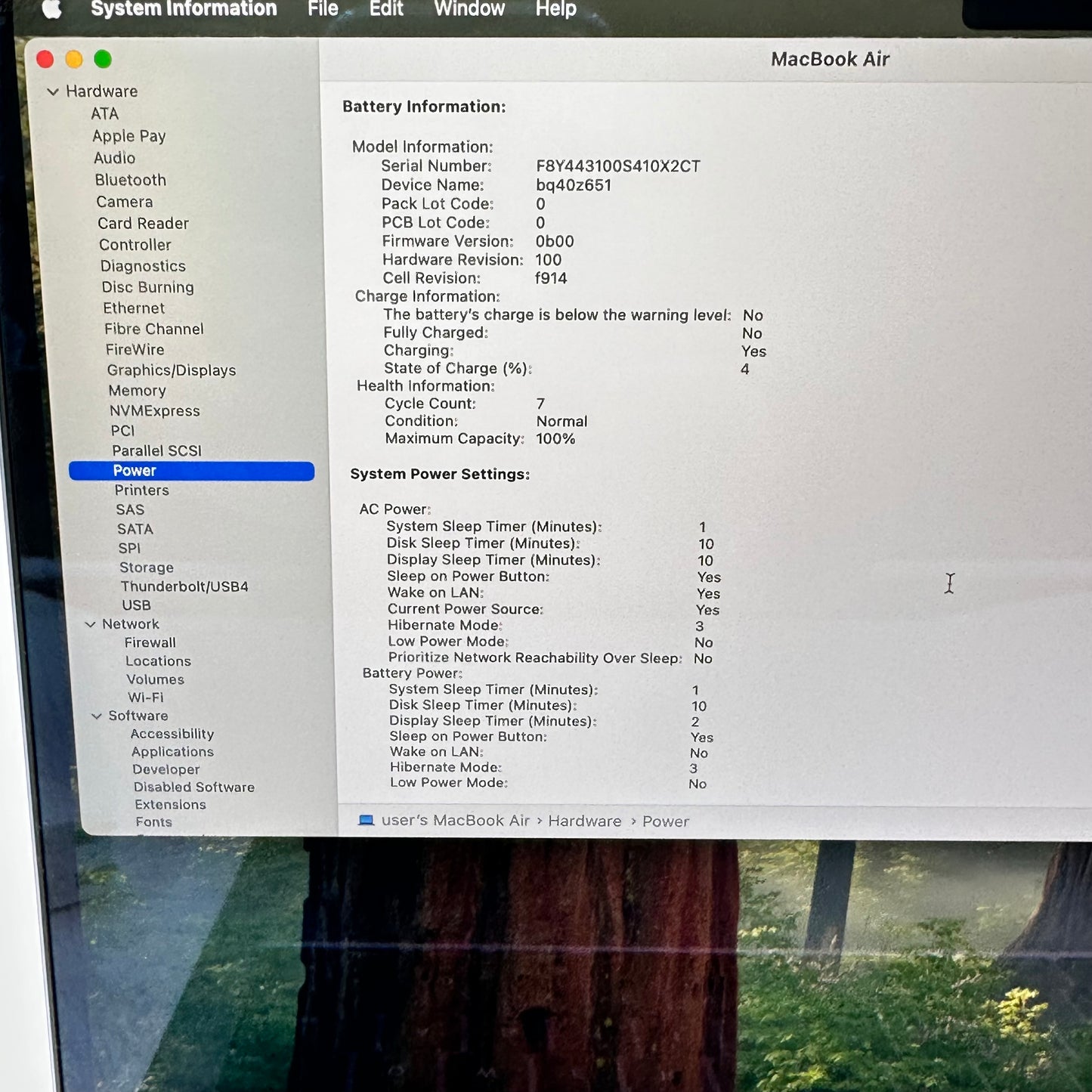 2024 Apple MacBook Air 13.6" M3 8C GPU 4.0GHz 8GB RAM 256GB SSD MRXN3LL/A