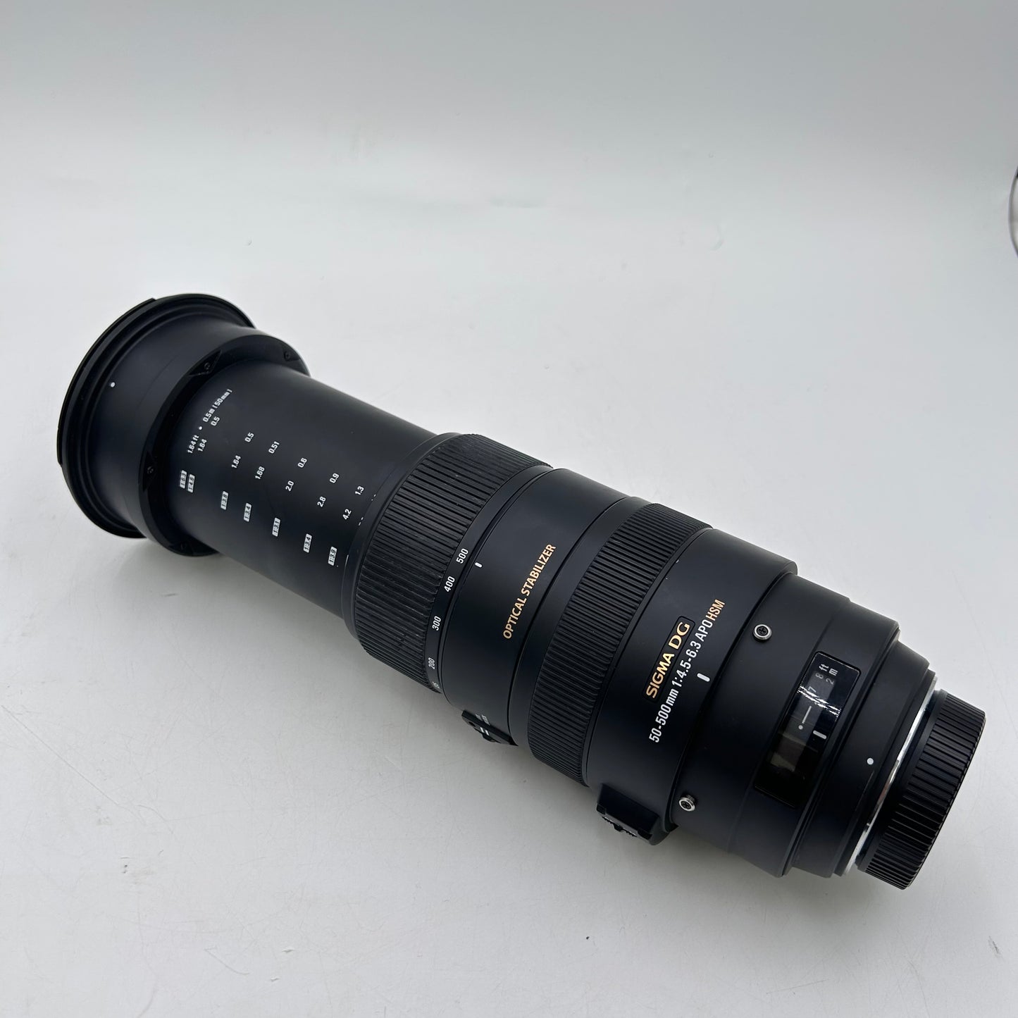Sigma Optical Stabilizer 50-500m f/4.5-6.3 For Nikon F Mount Auto & Manual Lens