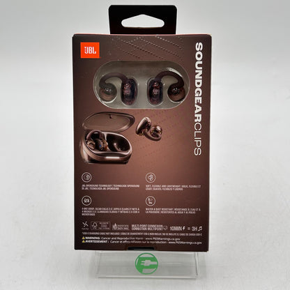 New JBL Soundgear Clips Open Ear True Wireless Earbuds Copper JBLSNDGEARCLCOPAM