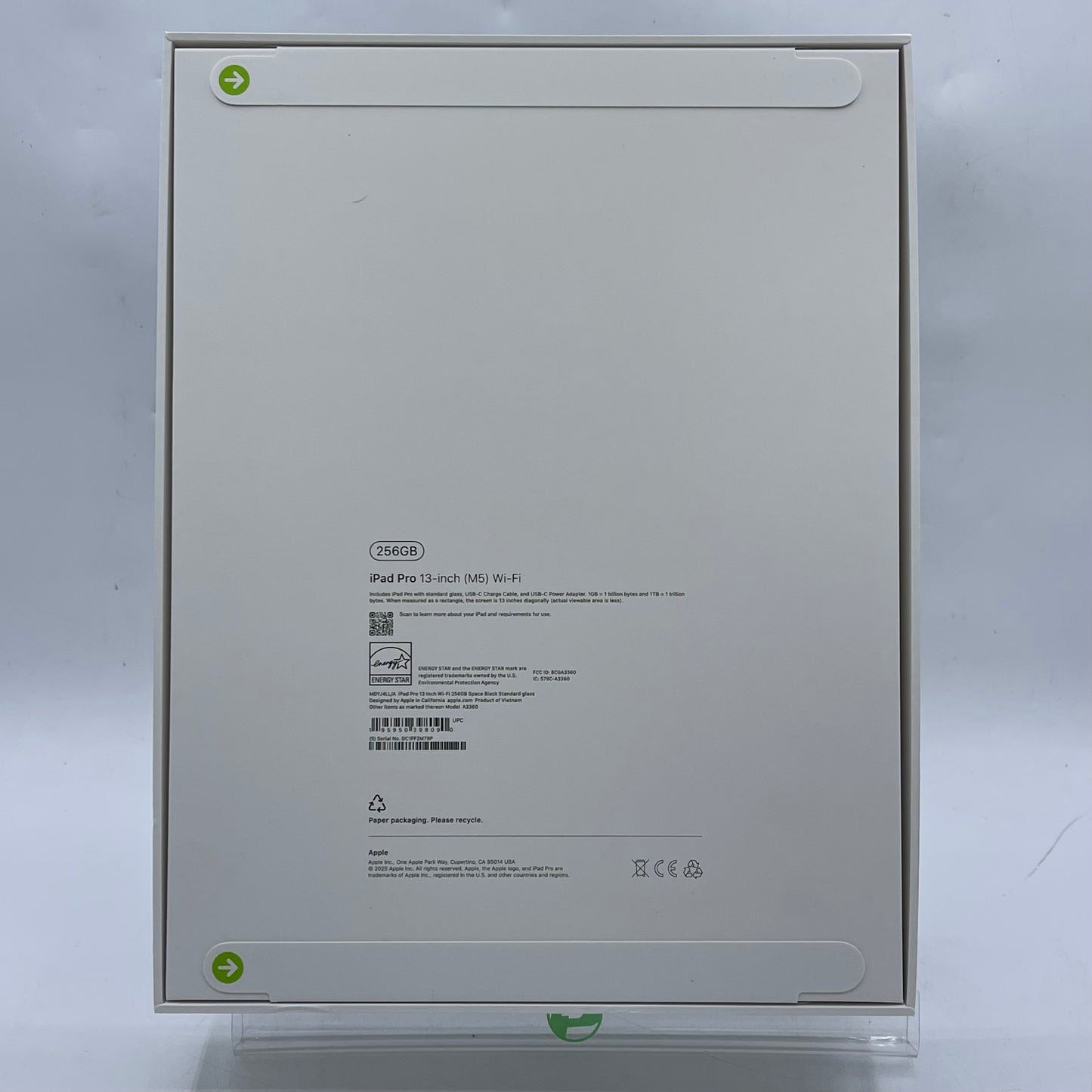 New WiFi Only Apple iPad Pro 13" M5 256GB Space Black MDYJ4LL/A