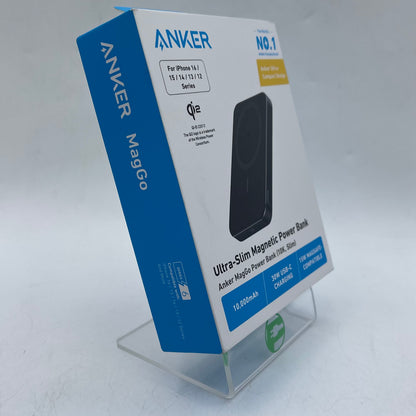 New Anker Ultra Slim Magnetic Power Bank MagGo 10K Power Bank A1664