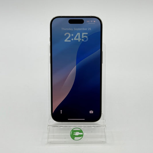 Unlocked Apple iPhone 15 Pro 1TB Natural Titanium MTU53LL/A