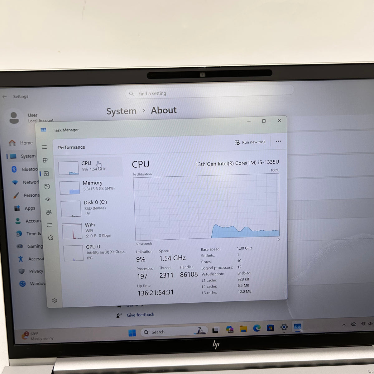 HP EliteBook 840 G10 14" i5-1335U 1.3GHz 16GB RAM 512GB SSD