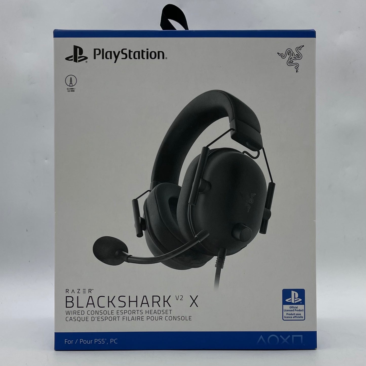 New Razer Blackshark v2 x Wired Console Esports Headsets Black 