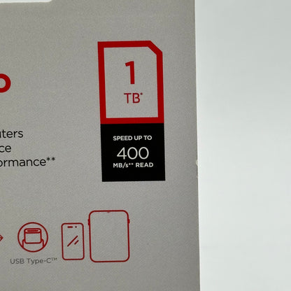 New SanDisk Portable Dual Drive Go 1TB USB-C SDDDC3-1T00-A46