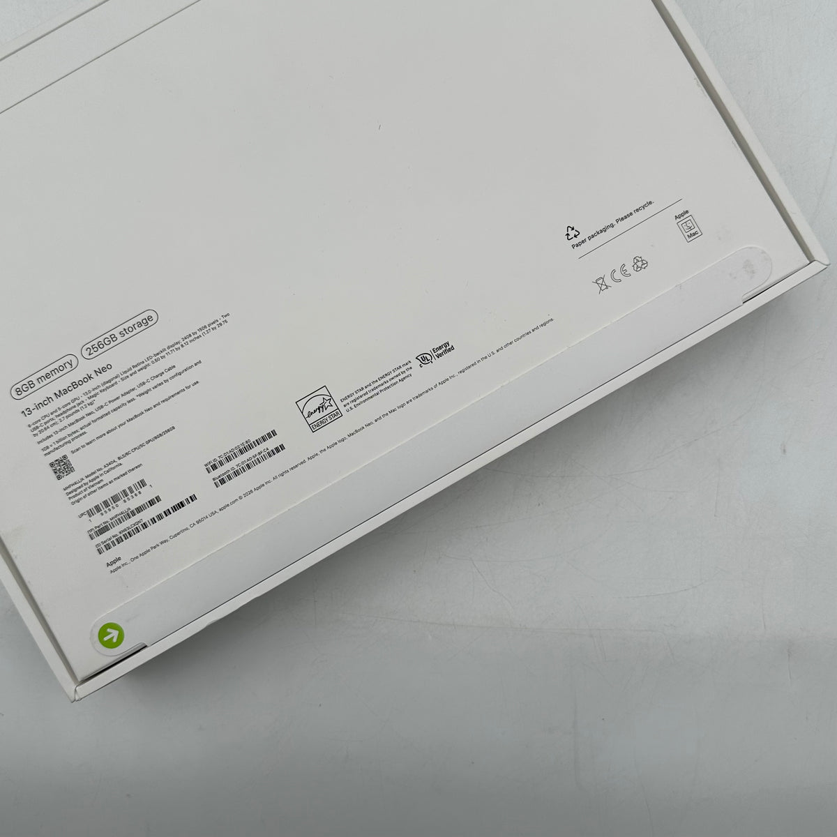 New 2026 Apple MacBook Neo 13" A18 Pro 5C GPU 4.0GHz 8GB RAM 256GB SSD MHFH4LL/A