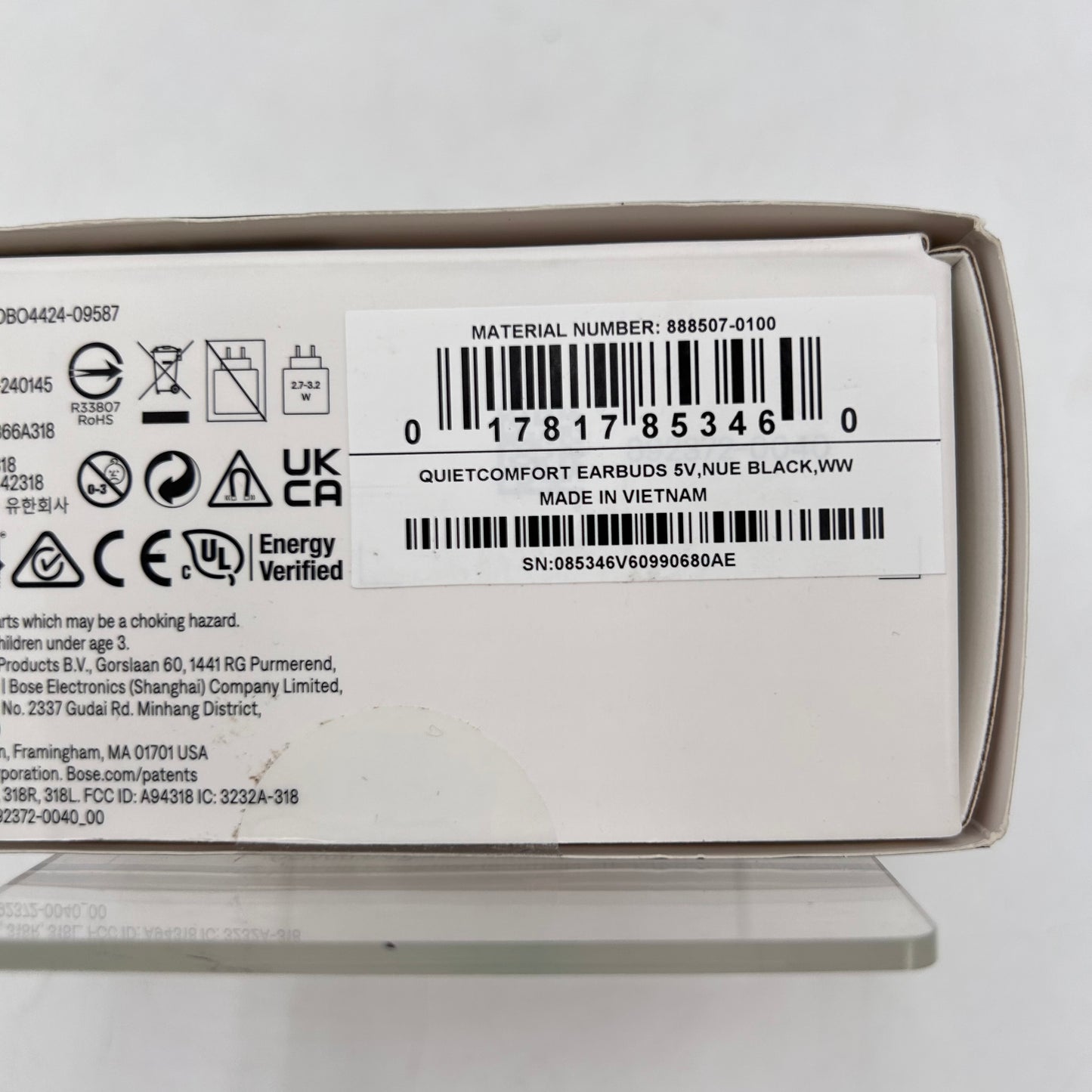 New Bose QuietComfort Earbuds In-Ear ANC Bluetooth Earbuds Black 888507-0100