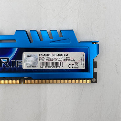 G.Skill RIPJAWS X 16GB (2x8GB) RAM DDR3 1600MHz F3-1600C9D-16GXM