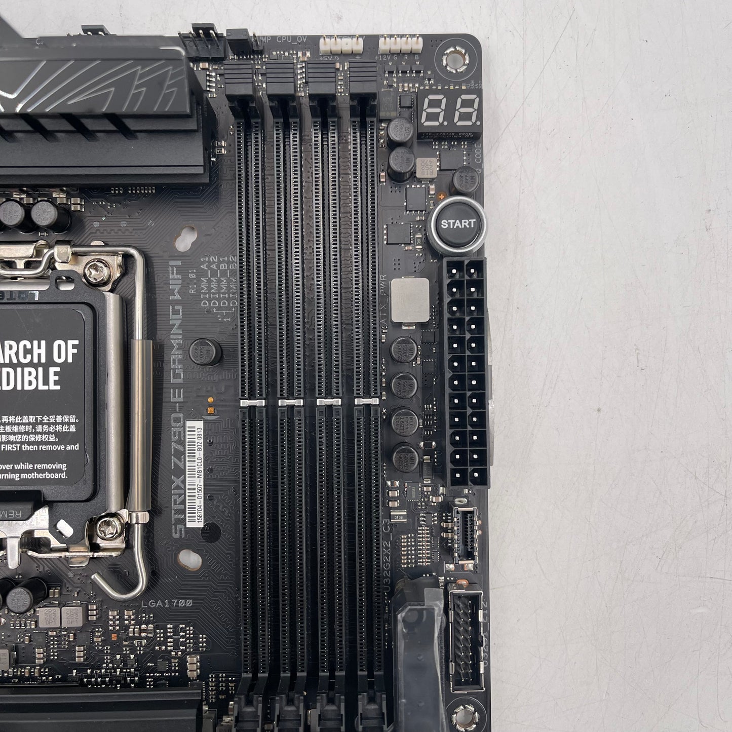 Asus Rog Strix Z790-E Gaming WIFI LGA 1700 ATX Intel DDR5 Motherboard