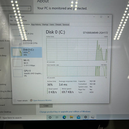 HP Envy x360 15M-BP111DX i5-8250U 1.8GHz 12GB RAM 1TB HDD
