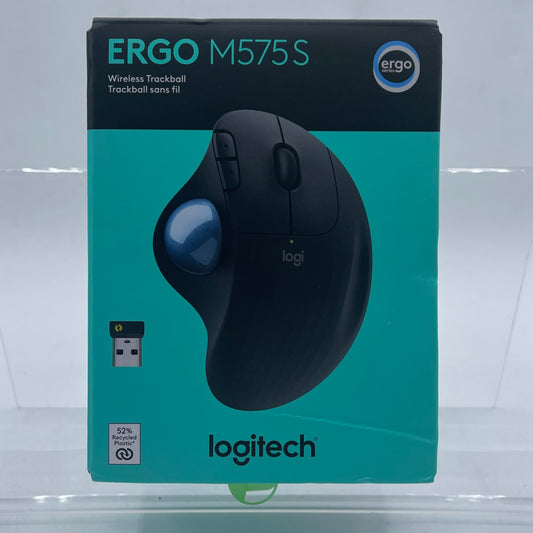 New Logitech ERGO M575S Wireless Trackball Mouse 910-007027