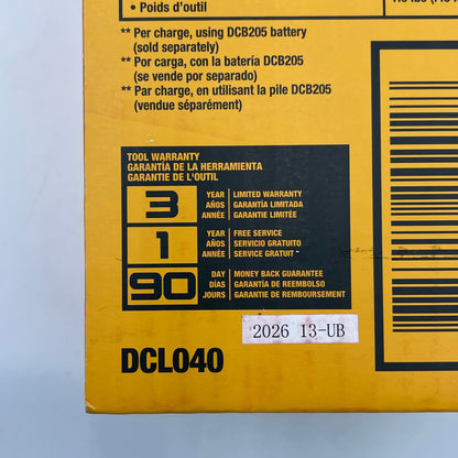 New DeWalt DCL040 20V MAX LED Work Light