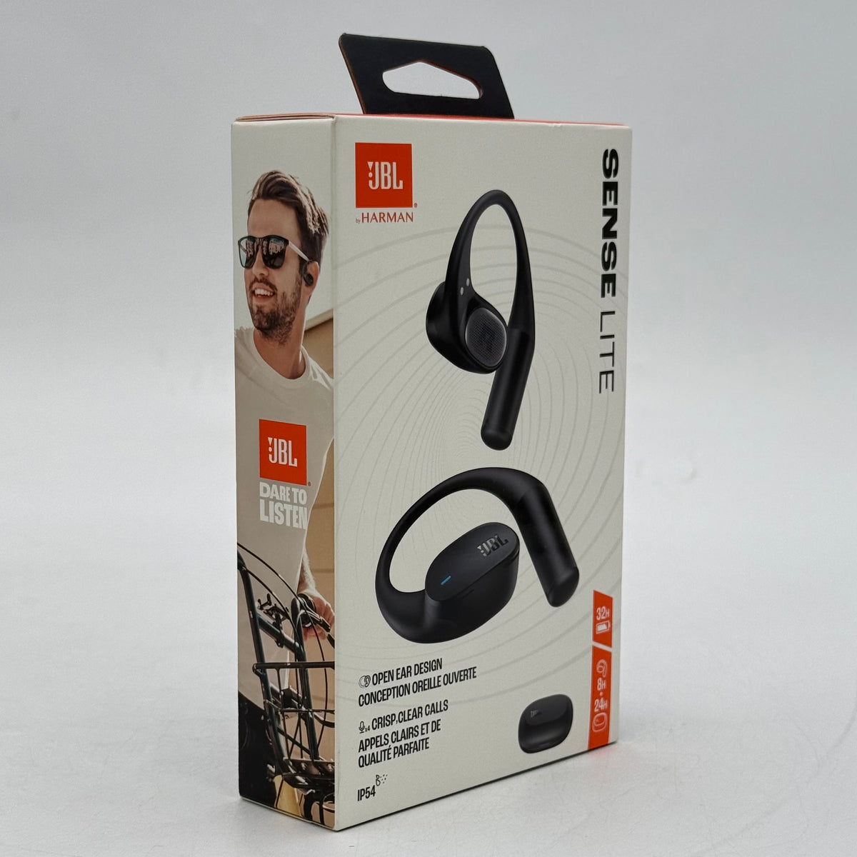 New JBL Sense Lite Open-Ear Wireless Headphones Black JBLSENSELITEBLKAM