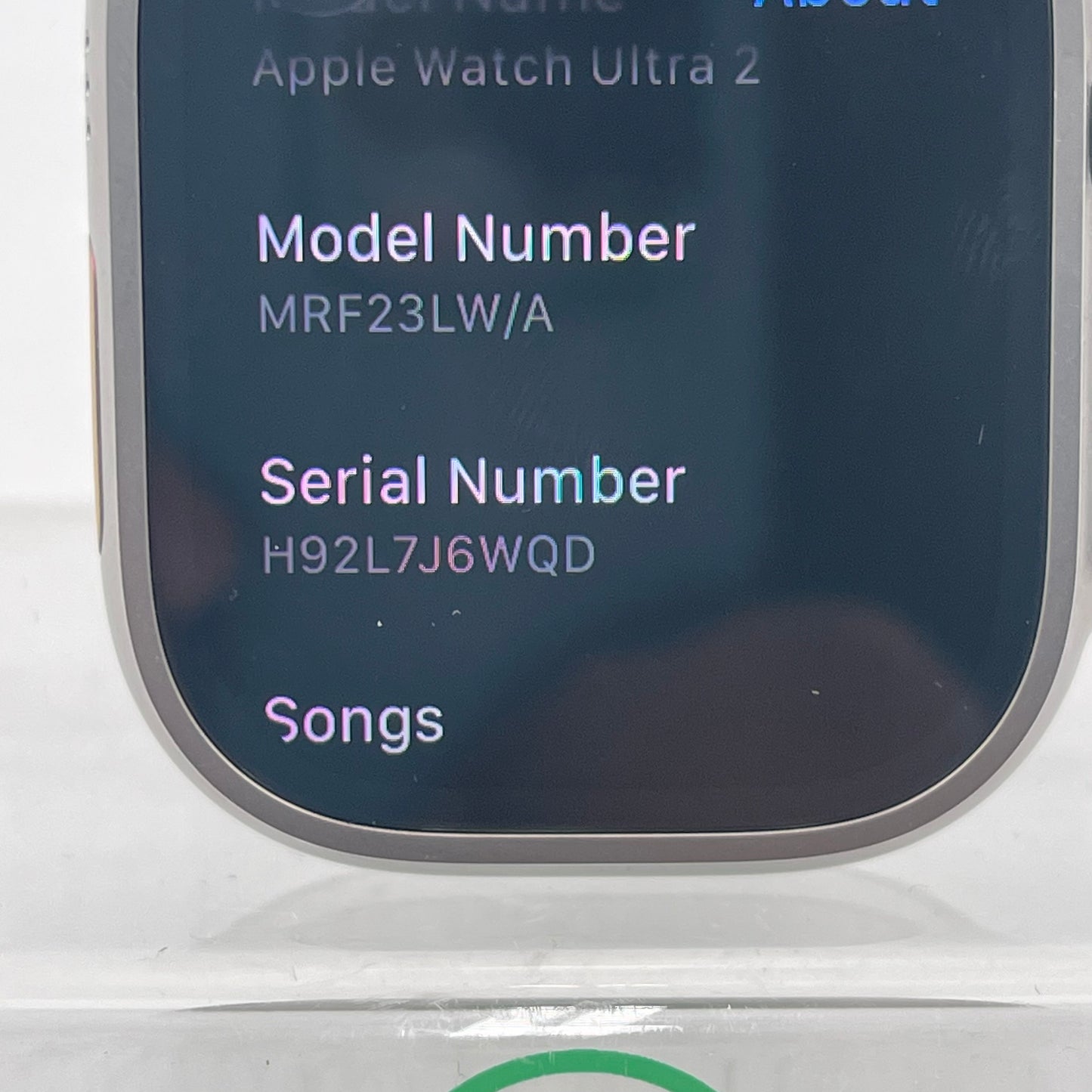 Unlocked Apple Watch Ultra 2 49MM Natural Titanium MRF23LL/A