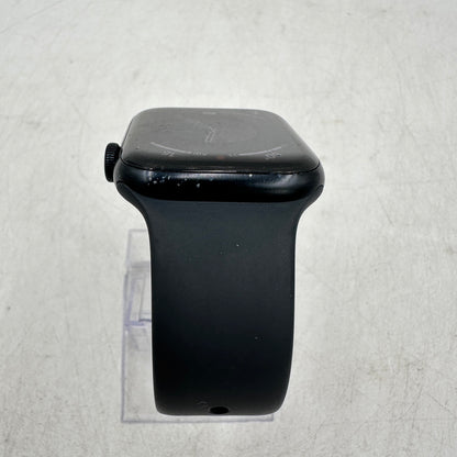 GPS Only Apple Watch SE 2nd Gen 44MM Black Aluminum Black Sport Band A2723
