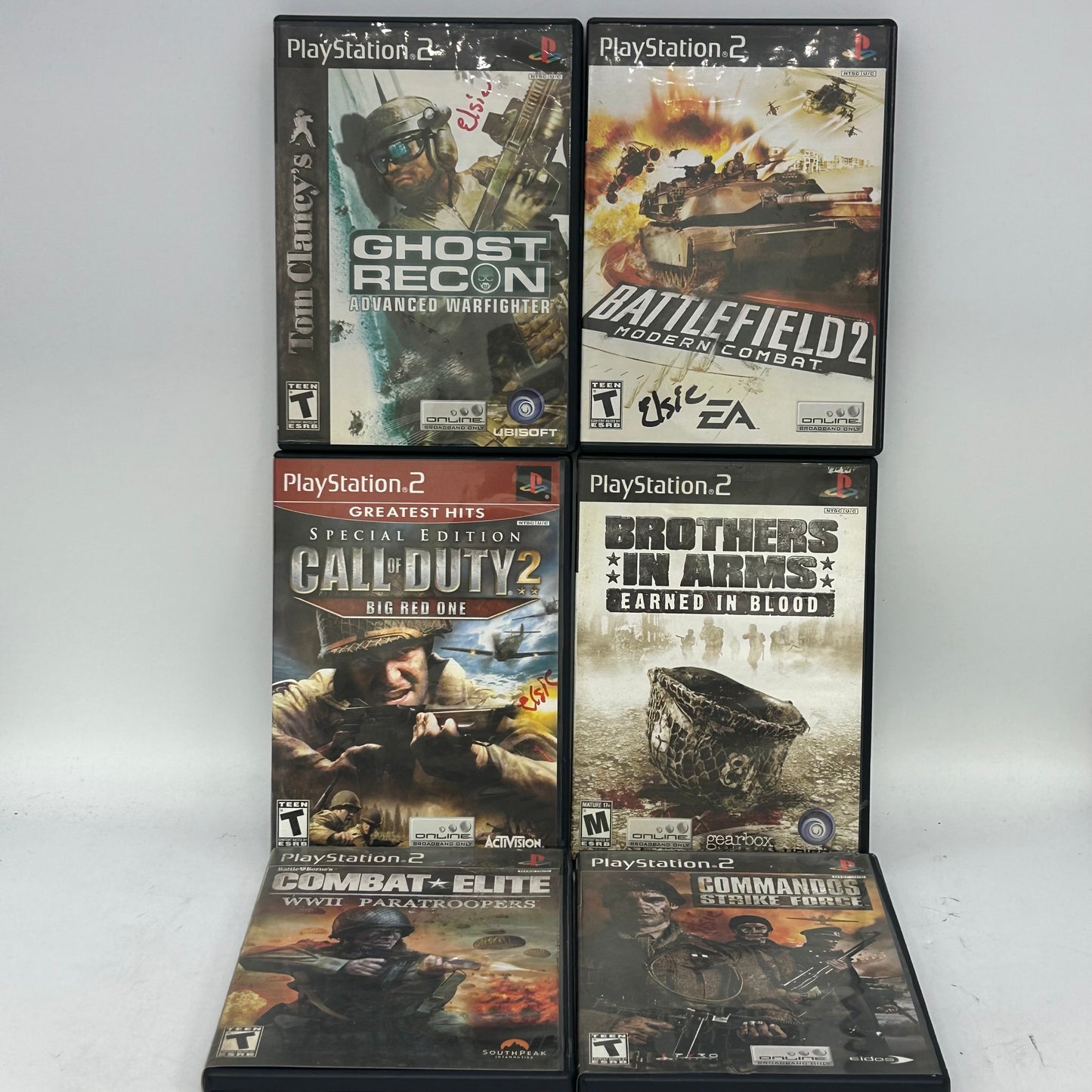 Lot of 10 Sony PlayStation 2 PS2 Games