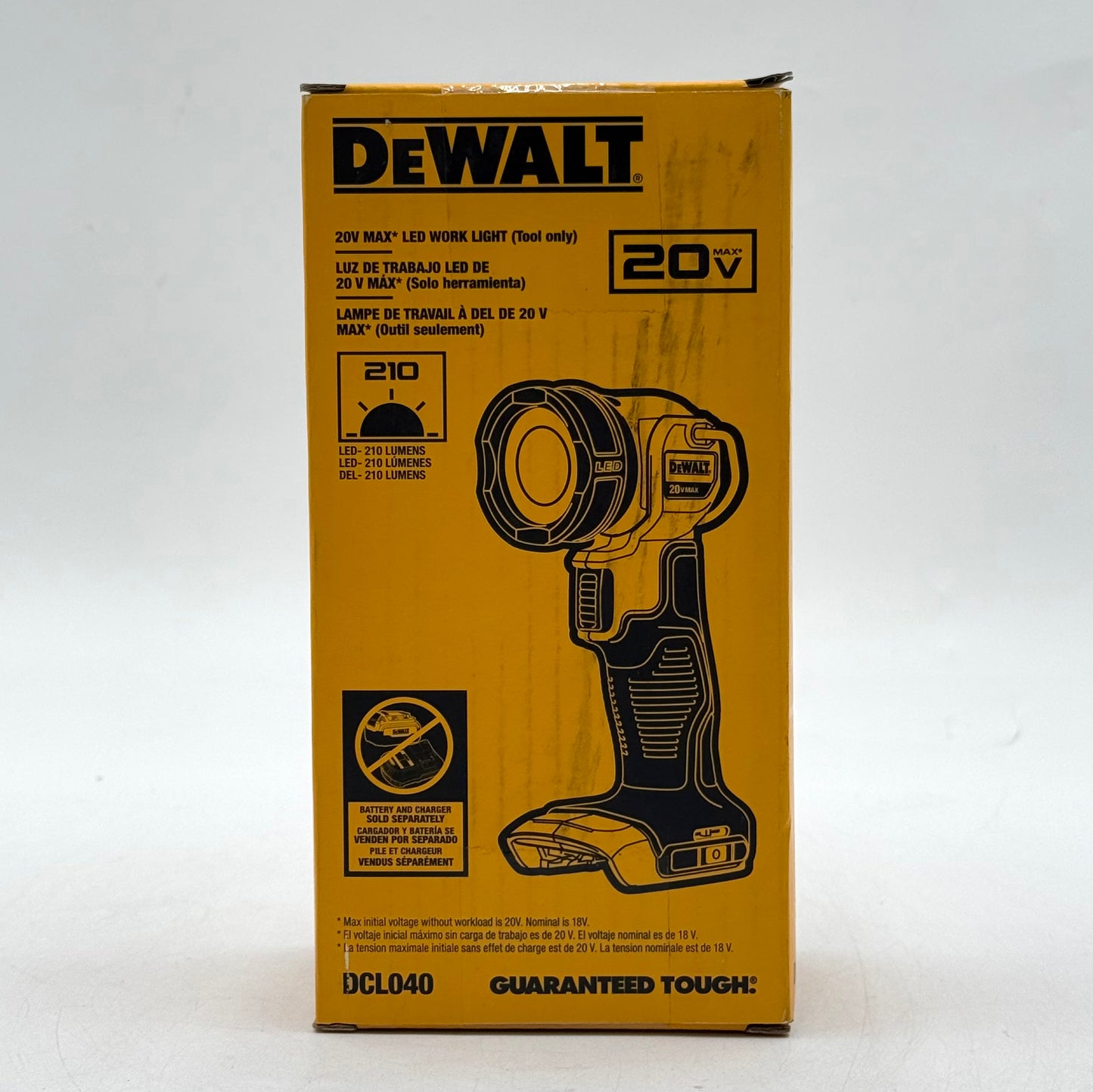 New DeWalt DCL040 20V MAX LED Work Light