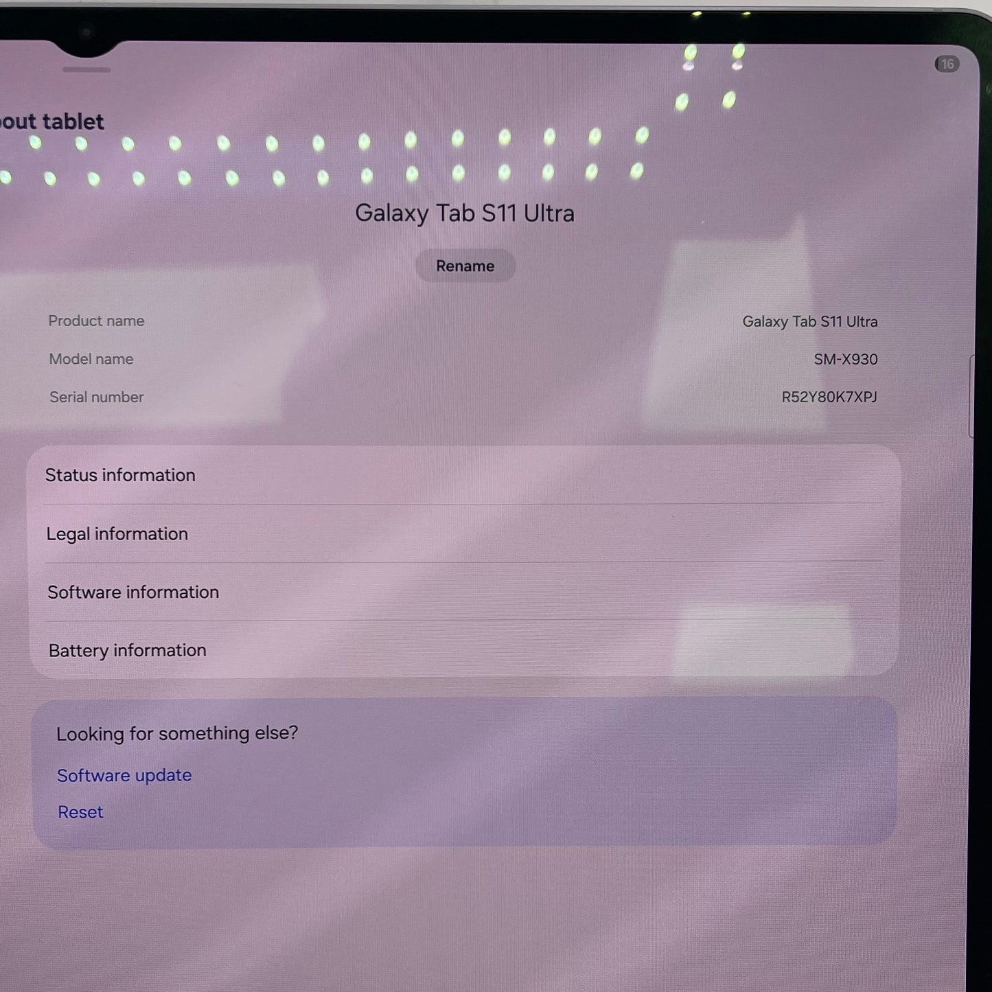 WiFi Only Samsung S11 Ultra 14.6" 256GB Black SM-X930