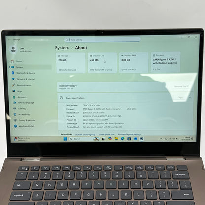 Dell Inspiron 7405 14" Ryzen 5 4500U 2.3GHz 8GB RAM 256GB SSD
