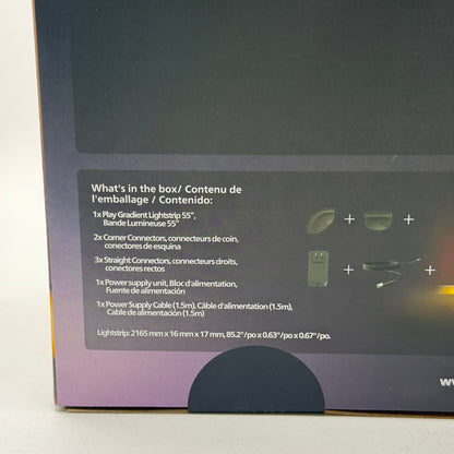 New Philips Hue Play Gradient Smart LED Light Strip 560409