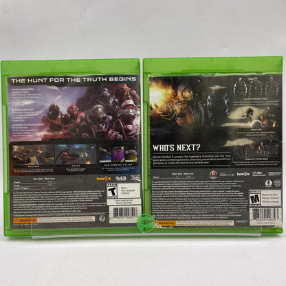 Lot of 2 Microsoft Xbox One Games Mortal Kombat | Halo 5