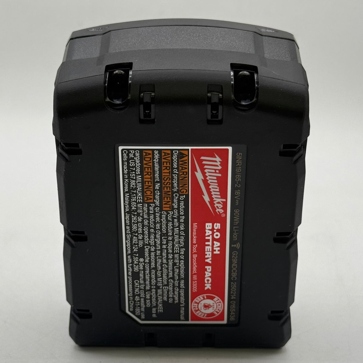 Milwaukee M18 REDLITHIUM XC5.0 18V Power Tool Battery 48-11-1850