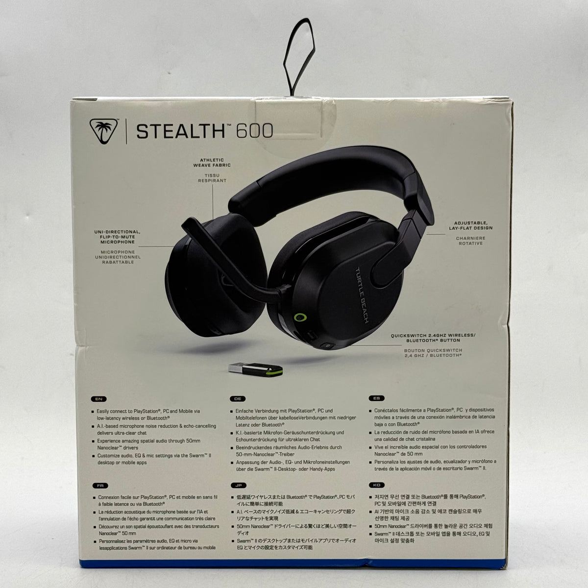 New Turtle Beach Stealth 600 Gen 3 Over Ear Gaming Headset Black HWBB0001
