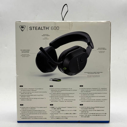 New Turtle Beach Stealth 600 Gen 3 Over Ear Gaming Headset Black HWBB0001