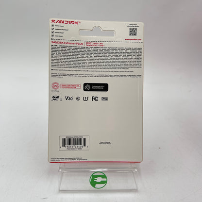 New SanDisk Extreme Plus 128GB SDSDXWL-128G-ATCIN 30MB/s V30 U3 SDXC Card
