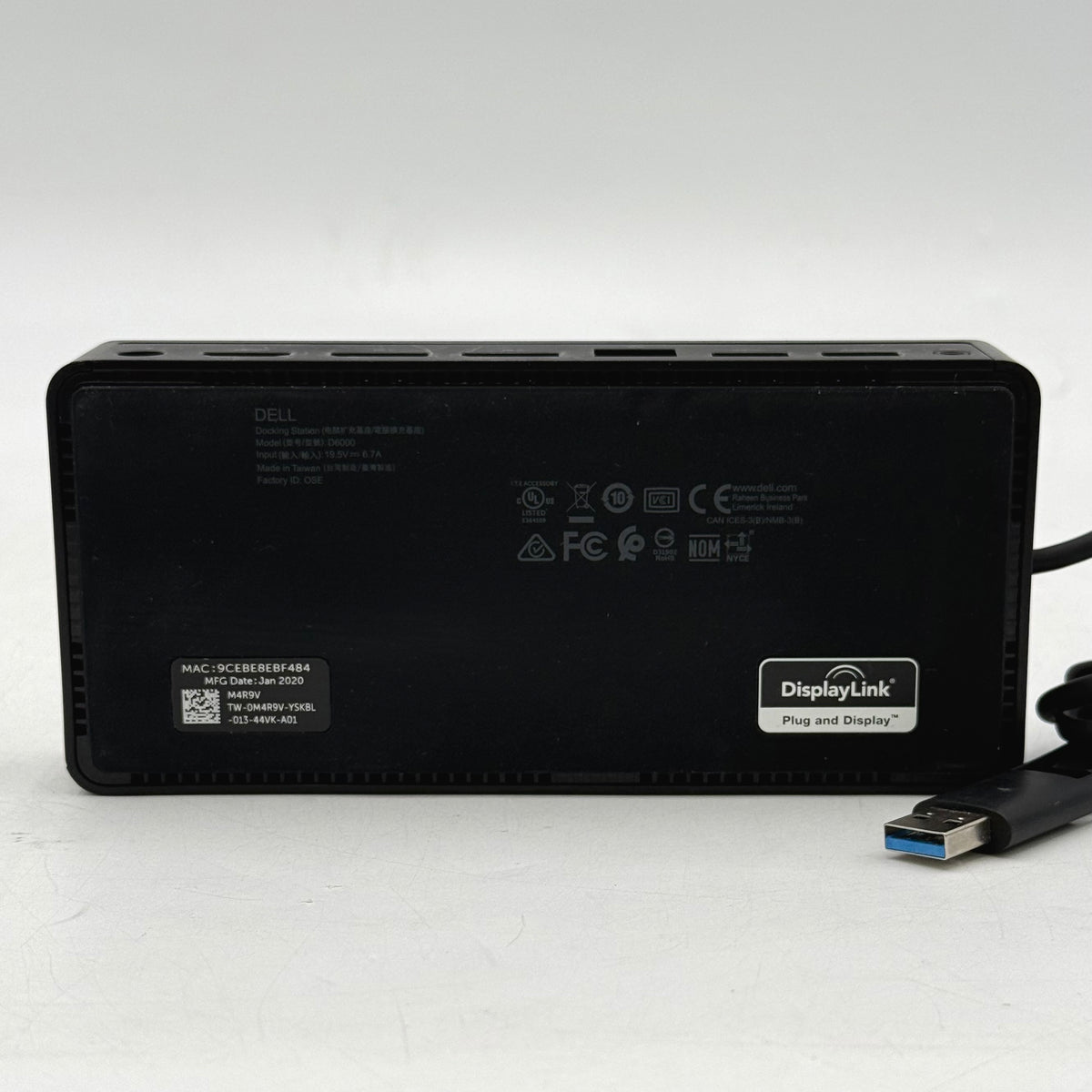 Dell Universal Laptop Docking Station D6000