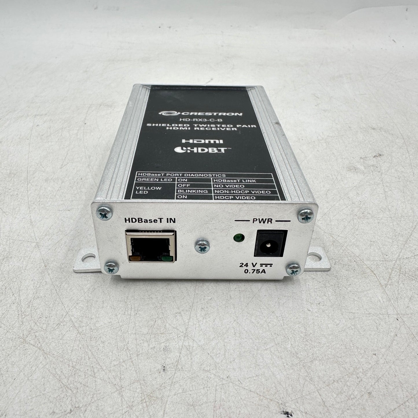 Creston HD-RX3-C-B Shielded Twisted Pair HDMI Receiver 6506329
