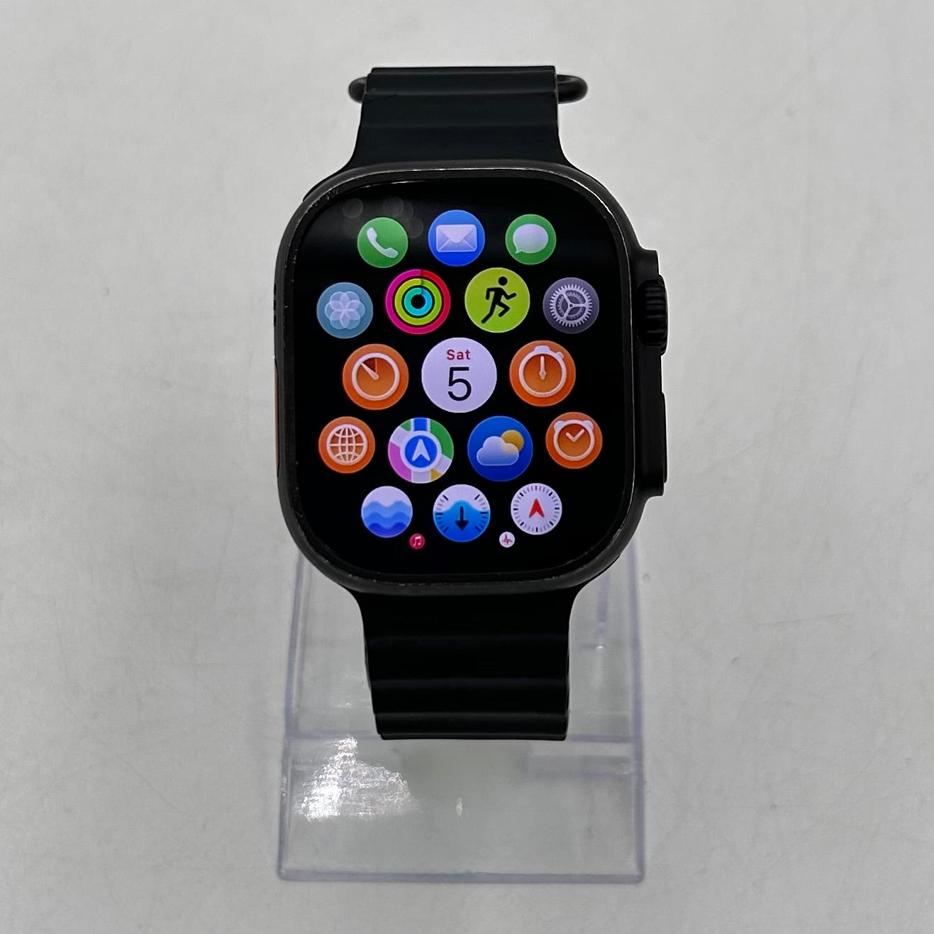 Unlocked Apple Watch Ultra 2 49MM Black Titanium Black Ocean Band MX4P3LW/A