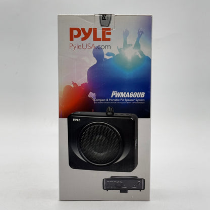 Pyle Compact & Portable PA Speaker System  Bluetooth Karaoke Speaker PWMA60UB