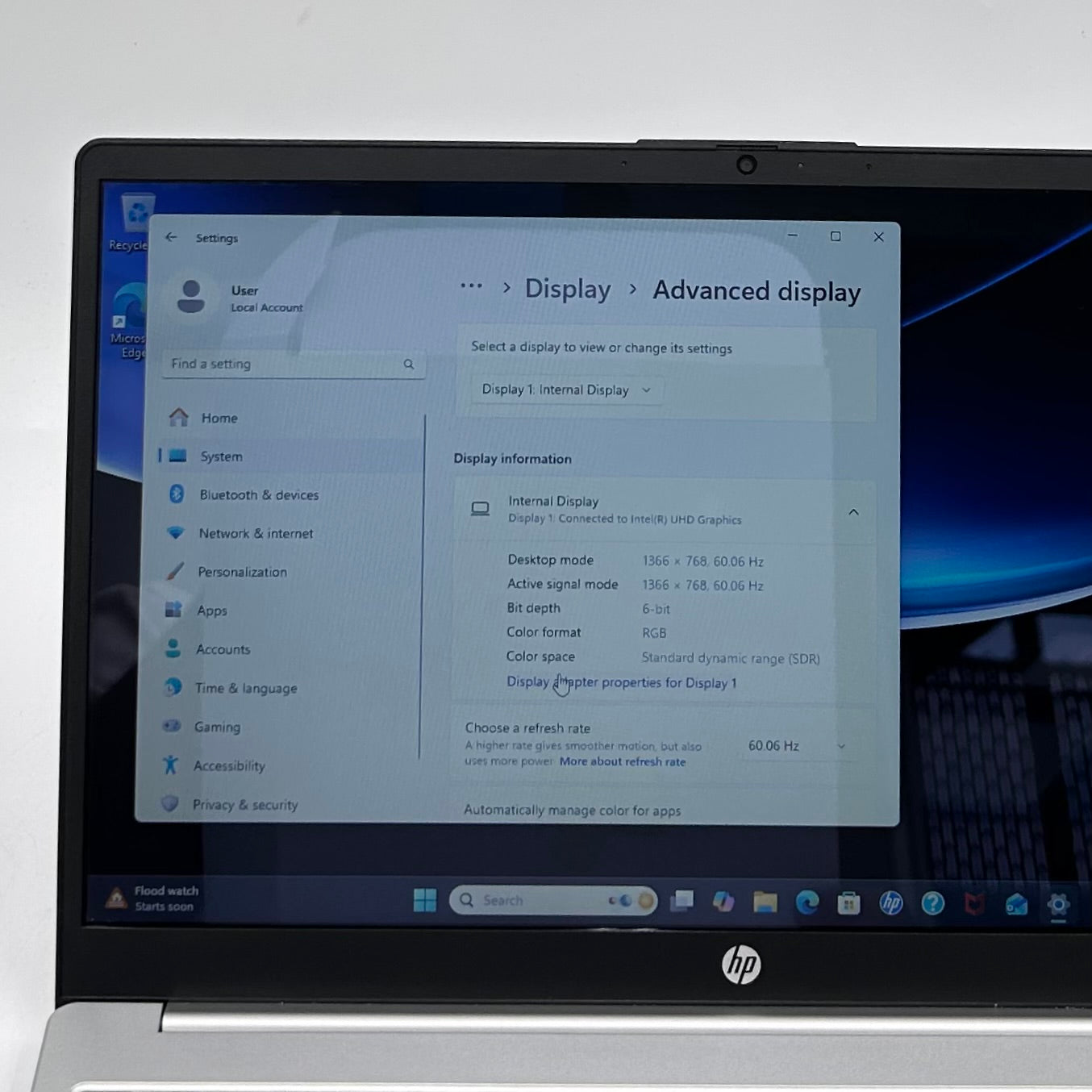 HP Laptop 15-FD0005DX 15.6" i5-1235U 1.3GHz 8GB RAM 512GB SSD