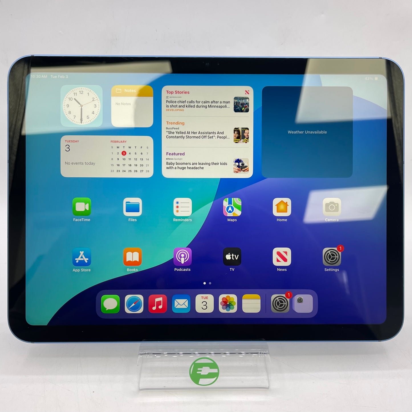 Unlocked Apple iPad 11" (A16) 128GB Blue MD7G4LL/A