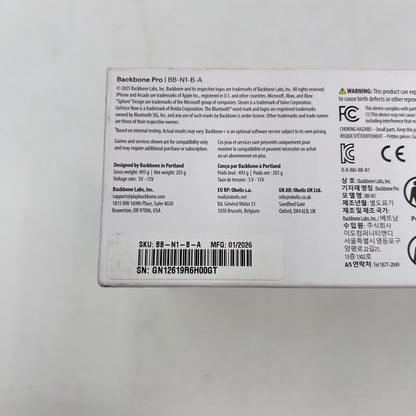 New Backbone Pro USB-C Mobile Game Controller BB-N1-B-A