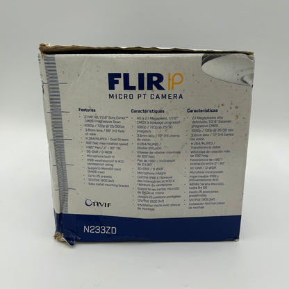 Flir  Micro PT Camera IP Security Camera N233ZD