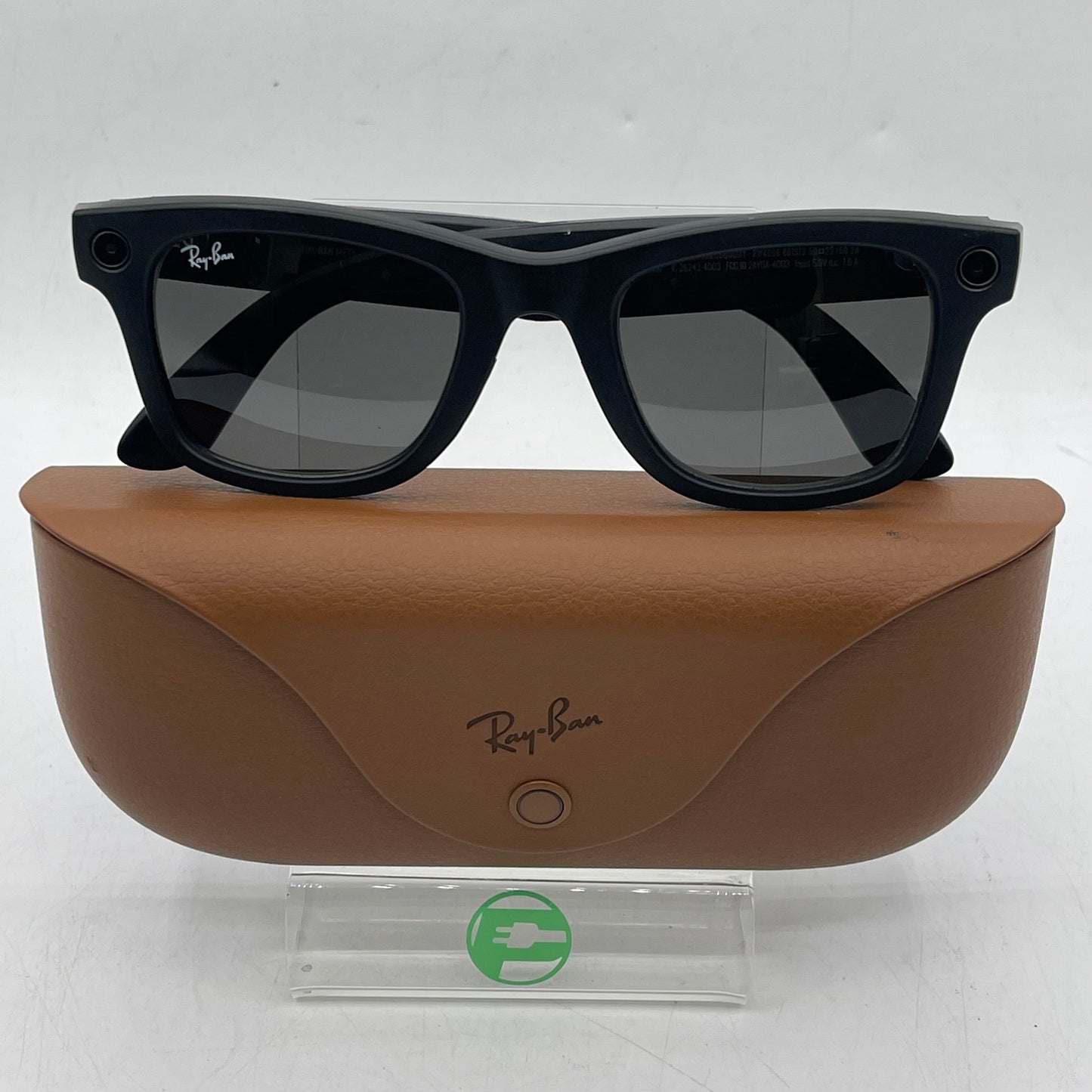 Ray-Ban Meta Wayfarer Gen 1 Matte Black Polarized RW4006 601ST3 AI Smart Glasses